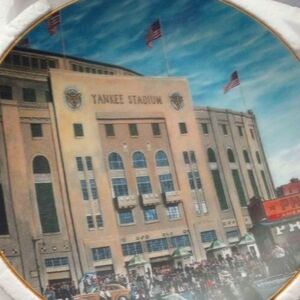 Yankee stadium collectors plate